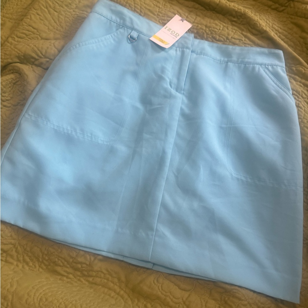 Izod NWT size 2 Skort XFG Pro Series Light Blue Women's Golf Skirt